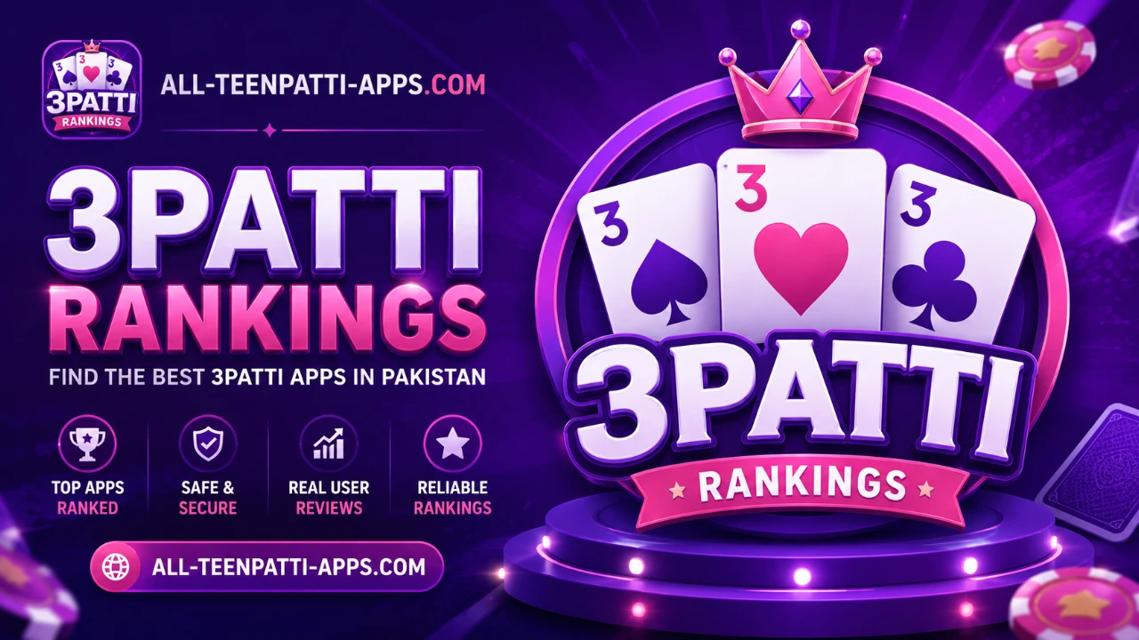 All Teen Patti Apps promo pulse banner — stacked Teen Patti tiles, neon promo ribbons, withdrawal cues, and esports-style HUD framing for Android picks